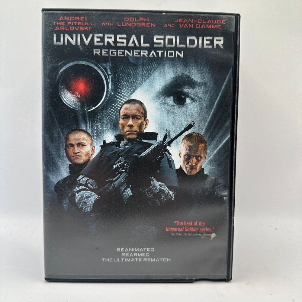 Universal Soldier: Regeneration DVD Rated R Sony Pictures Jean-Claude Van Damme